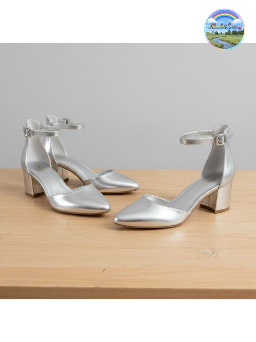 Womens Low Block Chunky Heel Pumps Closed Toe Dress Shoes Pointed Toe